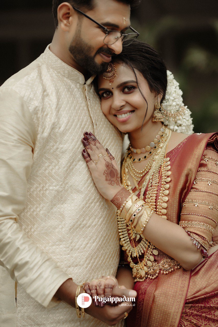 Dramatic pre-wedding portrait — cinematic wedding photography Chennai Pugaippadam